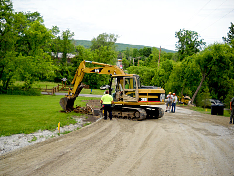 Site work and road work
