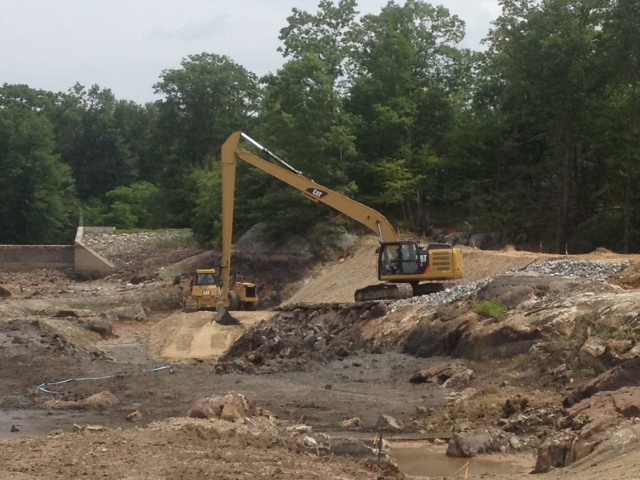 Dams and ponds.